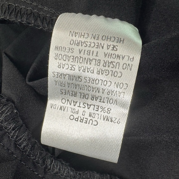 The Impeccable Pig Black Ruched Tiered Mini Dress - Picture 17 of 17